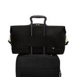 Tumi Unisex Rhys Expandable Duffel, Black/Gold, One Size