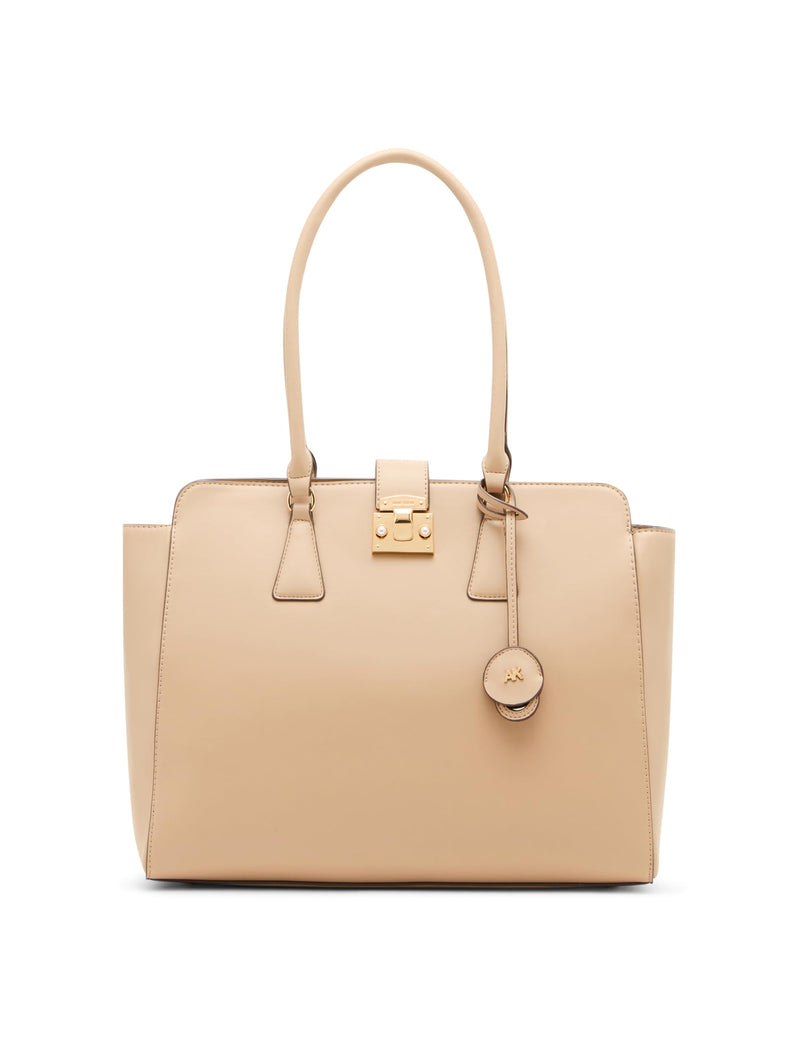 Anne Klein Work Tote with Laptop Case and Convertible Strap