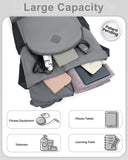 RHDZO Drawstring Backpack Gym Backpack with Shoe Compartment for Men Women String Sports Bag with Wet Pocket Cinch Swim Beach Bag, Gray (Patent Pending)