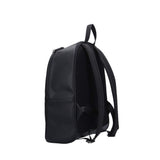 Armani Exchange Men's Leather Backpack, Black, One Size