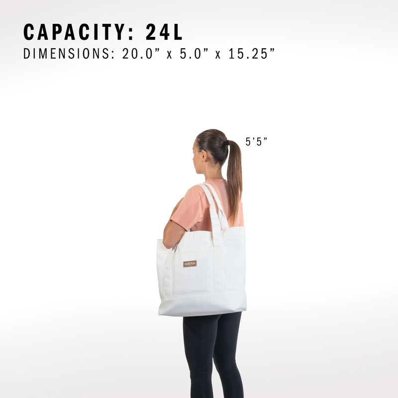 adidas Canvas Court Tote Bag for Women and Men