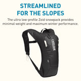 CamelBak Zoid Snow Hydration Pack 70oz, Black/White