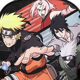 Bioworld Naruto Anime Character Print Orange and Black 5-Piece Backpack Set For Boys