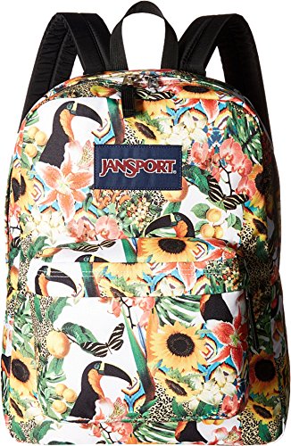 JanSport Unisex SuperBreak Multi Jungle Jam Backpack
