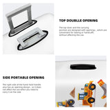 YouQu Luggage Suitcase COVER Machinery Excavator Truck and Loader, Cartoon Toy Suitcase COVERS Elastic, M - Fits 22-24 inch luggage (No Suitcase)