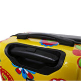 Mia Toro Pop Fiore Hardside Spinner Luggage 3pc Set-yellow Luggage Set, Gallio