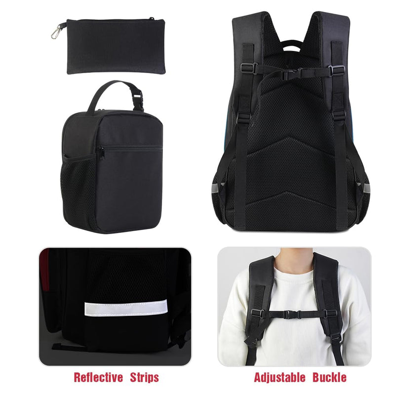 Neramty School Backpack for Boys, Basketball Backpack for Kid Backpack Suitable for 6-18 Kid, for Children Teens Elementary Middle School Bookbag Travel Back.