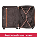LEGEND WALKER DECK Hardside Expandable Luggage, 19 inch, Carry-on, Black, 5514-49-BK