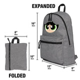 LOGOVISION The Powerpuff Girls Buttercup Head Lightweight Backpack for Work School Daily Use Packable for Travel