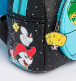 Loungefly Pinky and The Brain Take Over The World Mini-Backpack - Entertainment Earth Exclusive