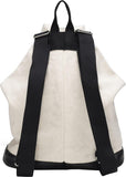 Volcom Women's Zippered Backpack Rucksack, Black/White, ONE SIZE