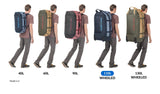 Eagle Creek Cargo Hauler Wheeled Duffel - Durable Duffel Bag for Travel - Easy Access Compartment - Deployable Backpack Straps - Lockable Zipper Opening - Charcoal - 110L