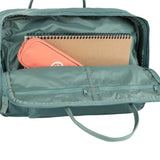 Fjallraven Kanken Weekender Bag, Large Travel Tote and Duffel for Overnight and Everyday Carry, Frost Green