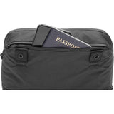 Peak Design Tech Pouch, Black, Electronics Organizer for Travel or Everyday Carry, Origami-Style Storage, Cable Pass-Through, Weatherproof Recycled Nylon, Gear Carry Bag for Men and Women