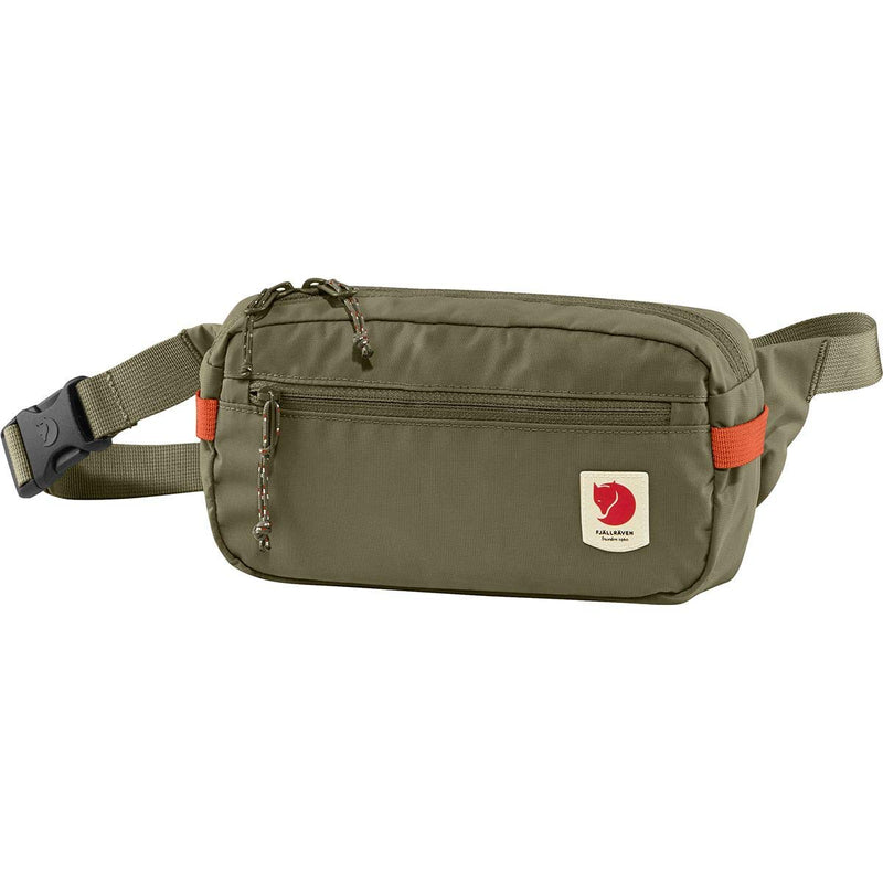 Fjällräven High Coast Hip Pack – Lightweight Waist Pack, Crossbody Sling Bag for Travel, Hiking & Everyday Use, Green