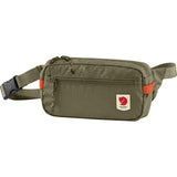 Fjällräven High Coast Hip Pack – Lightweight Waist Pack, Crossbody Sling Bag for Travel, Hiking & Everyday Use, Green