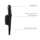 TUMI - Delta Money Clip Card Case Wallet - RFID Blocking Wallet for Men - Premium Leather - Pockets & Card Holder - Black