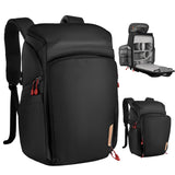 K&F CONCEPT Camera bag Backpack Waterproof 25L Large Capacity Camera Case with Raincover 15.6 Inch Laptop Compartment Compatible with Canon/Nikon/Sony/DJI Mavic Drone Travel Camera Backpack
