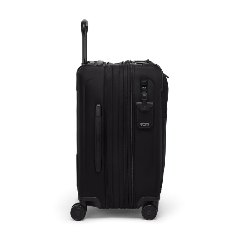 TUMI - Alpha Dual Access Expandable Carry-On Luggage - Zipper Expansion - Durable Ballistic Nylon Lightweight Suitcase -TSA Lock Tracer - Black