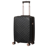 LEGEND WALKER DECK Hardside Expandable Luggage, 19 inch, Carry-on, Black, 5514-49-BK