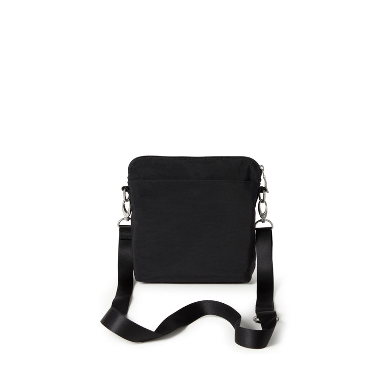 Baggallini Lets Escape Crossbody Bag for Women - 8.75 x 8 inch Medium Travel Handbag w/RFID card slots & Quick Access Pocket