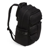Vera Bradley Women's Cotton Utility Large Backpack, Black, One Size
