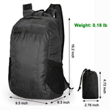 Xanaluyu Foldable Daypack, Small Backpack, Hiking Backpack Daypack, Lightweight Waterproof Travel Packable Rucksack for Men and Women