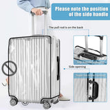 Yotako Clear PVC Suitcase Cover Protectors 30 Inch Luggage Cover Protectors for Wheeled Suitcase 30''