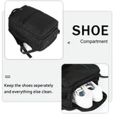 MATEIN Carry on Backpack, 40L Flight Approved Large Travel Laptop Backpack, 17 Inch Water Resistant Luggage Computer Daypack College Weekender Overnight Bag for Men & Women, Black