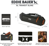 Eddie Bauer 5L Transit Sling Bag with Adjustable Waistband, Redwood