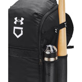 Under Armour Unisex-Adult Utility Baseball Backpack Print, (003) Black / / White, One Size Fits All