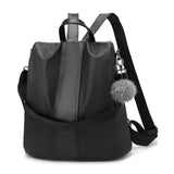 YOUNNE Women Backpack Purses PU Leather Anti-theft Rucksack Waterproof Daypack Casual Shoulder Satchel Bag (Black)