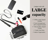 Baggallini womens Triple Zip Bagg Convertible Cross Body, Beach, One Size US