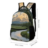 STVNKML Teton Peaks Backpack 16in Schoolbag Fashion Backpacks Travel Bookbags Bags Casual Day Pack