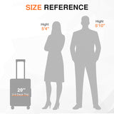 VentureVault All Aluminum Carry On Luggage 22x14x9 Airline Approved，Hard Shell Carry On Luggage, Zipperless Luggage Aluminum Suitcase Luggage (sliver, 20inch)