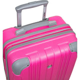 Dejuno Kingsley Abs 3-Piece Hardside Spinner Luggage Set-Blue, One Size