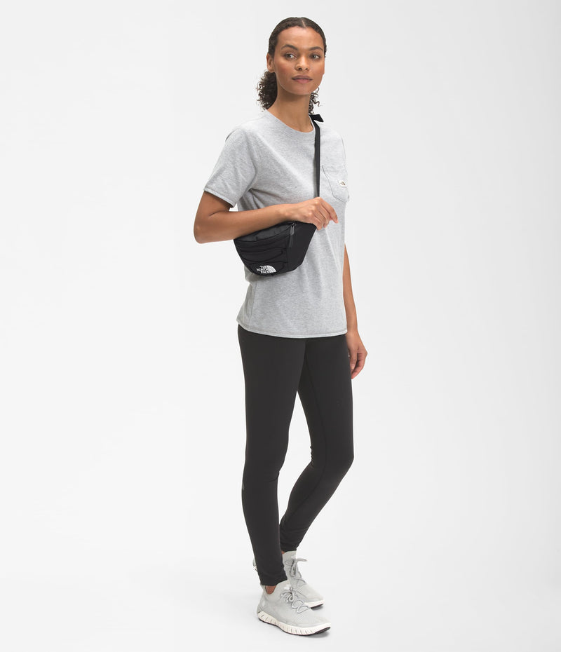 THE NORTH FACE Jester Lumbar Pack - Fanny Pack with Water Repellent Finish, 2.2 Liters, Crossbody Adjustable Strap, TNF Black-NPF, One Size