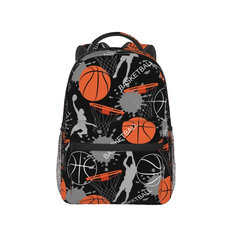 HKHEHOP Cool Ball Basketball Backpack For School Laptop Bags Bookbag Big Casual Daypack For Student Girls Boys Kids Teens Travel Sports Work
