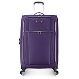 Traveler's Choice Lares Softside Expandable Luggage with Spinner Wheels, Purple, Checked 30-Inch