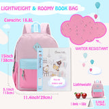 VX VONXURY Toddler Backpack for Boys Age 2-6，Small Kids Preschool Book Bag for Kindergarten Girls Fit A4 Folder