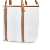 RADLEY London Farringdon Women's Medium Leather Ziptop Satchel Bag, Bright White