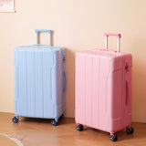 Merax Luggage Sets 3-Piece Hardshell with Spinner Wheels Lightweight Suitcase with Corner Guards (Skyblue, 20/24/28)