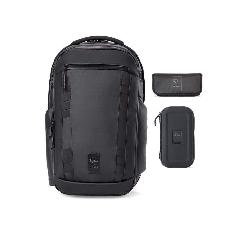 NOMATIC McKinnon Camera Pack + Filter Case + Battery Case Bundle, Premium Accessories for Photographers, Camera Backpack for Men and Women