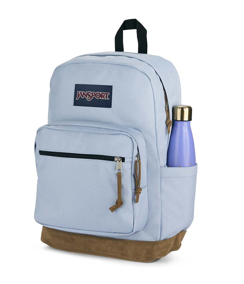 JanSport Right Pack Backpack - Durable Daypack with Padded 15" Laptop Sleeve, Spacious Main Compartment & Integrated Water Bottle Pocket - Blue Dusk