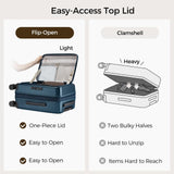 Cllson Carry on Luggage Expandable Travel Luggage Top Opening Suitcase with TSA Lock and Usb Built in,Rolling Suitcases with Spinner Wheels,PC Hard Shell Suitcases Airline Approved for valentine Gifts