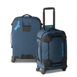 Eagle Creek Gear Warrior XE 4-Wheel Carry-On Luggage for Travel Essentials - Smooth Rolling Wheels - Lockable Zippers - Interior Laptop Sleeve - Black - 21.74