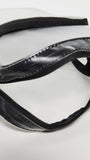 Nike, Unisex, Heritage Crystal Crossbody Bag (4L), Clear/Black/Black, One-Size