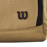 WILSON Lifestyle Foldover Tennis Backpack - Khaki, Holds up to 2 Rackets