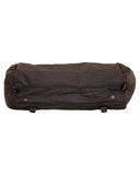 OUTBACK TRADING Unisex 2004 Waterproof Breathable Brown Oilskin Cotton Equestrian Cantle Saddle Bag for Horse Riding