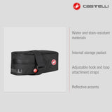 CASTELLI, Undersaddle Mini Bag, Black, One Size